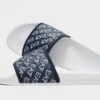 Emporio Armani EA7 All Over Print Slides -Modische Sneaker Geschäft jd 619530 a
